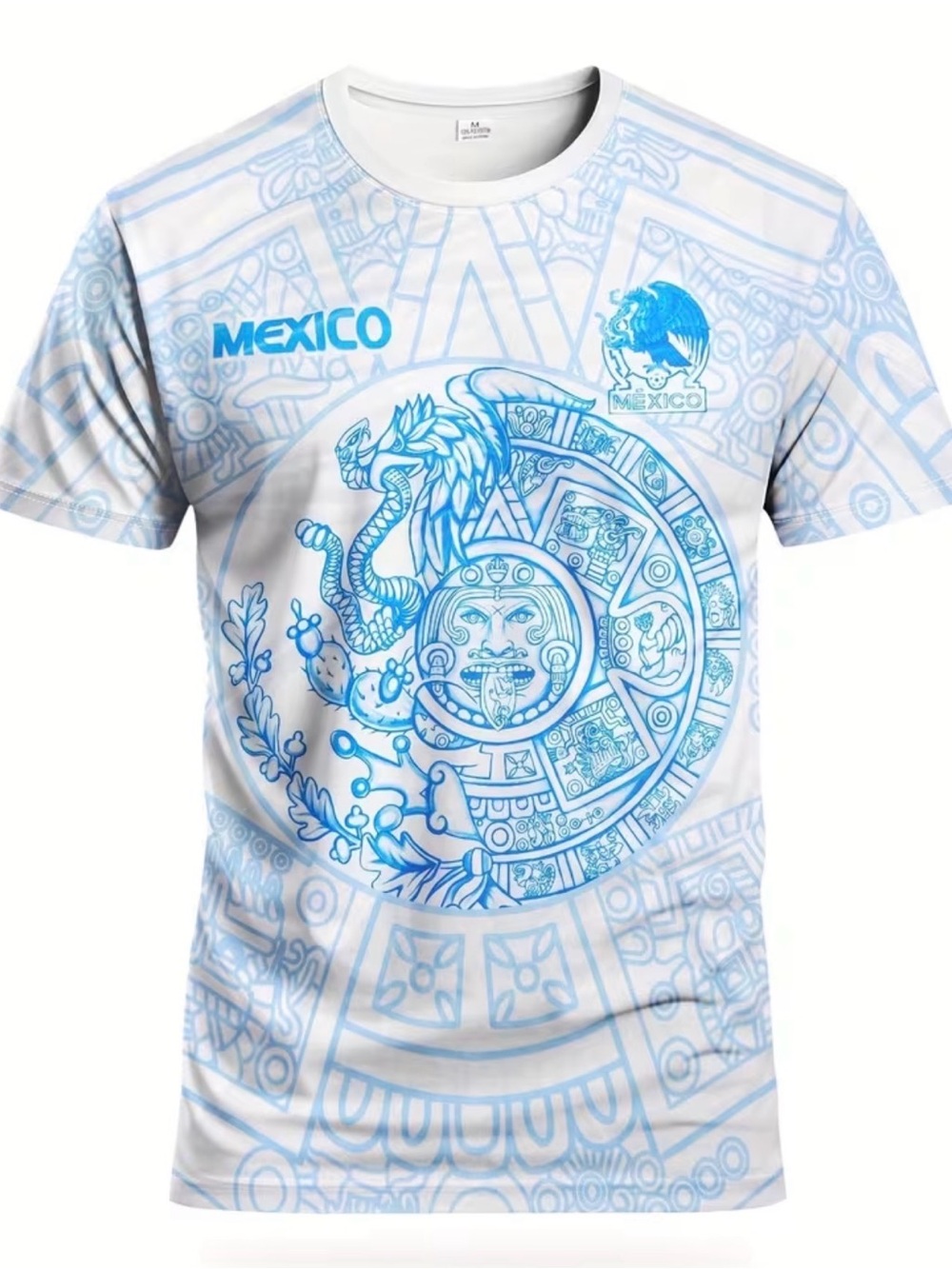 Mexico Aztec Motif Graphic Tee - Pre-order
